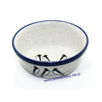 Miska 0,6L z rantem Ø16cm dek. U4831X Jaskółki Unikat
